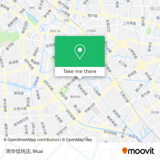 周华馄饨店 map