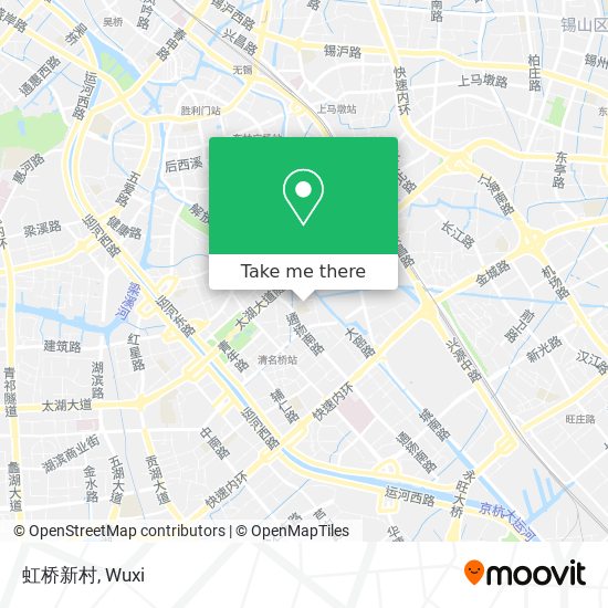 虹桥新村 map