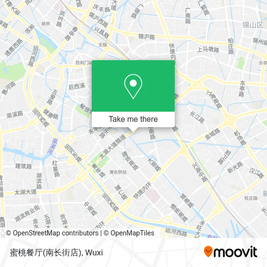 蜜桃餐厅(南长街店) map