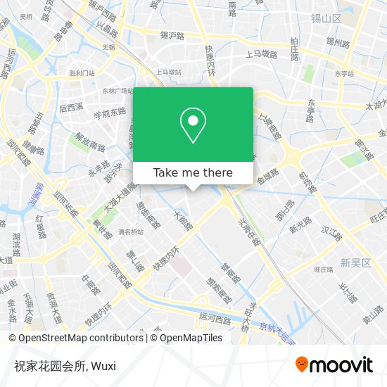祝家花园会所 map