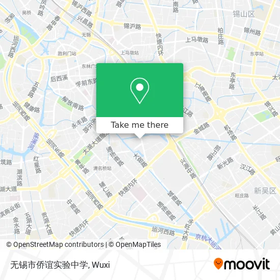 无锡市侨谊实验中学 map