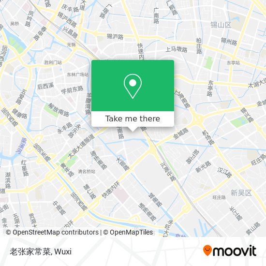 老张家常菜 map