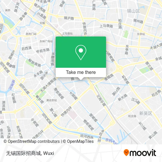 无锡国际招商城 map