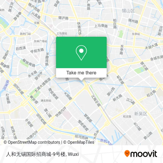 人和无锡国际招商城-9号楼 map