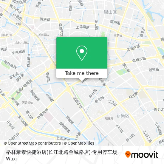 格林豪泰快捷酒店(长江北路金城路店)-专用停车场 map