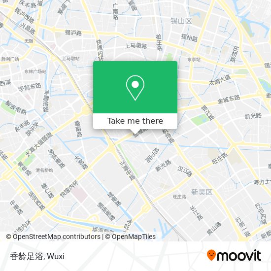 香龄足浴 map