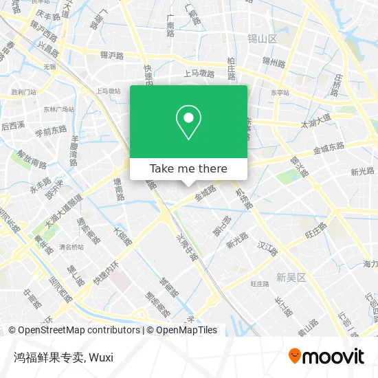 鸿福鲜果专卖 map