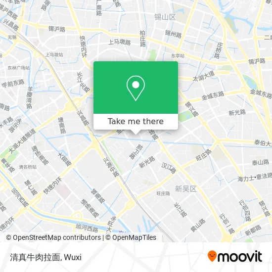 清真牛肉拉面 map