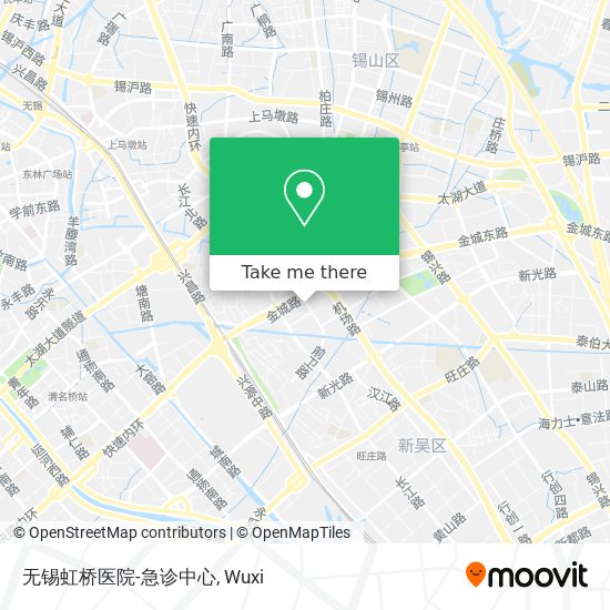无锡虹桥医院-急诊中心 map