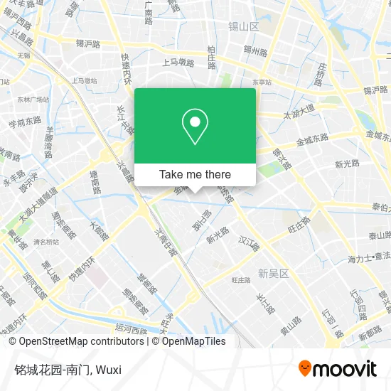 铭城花园-南门 map