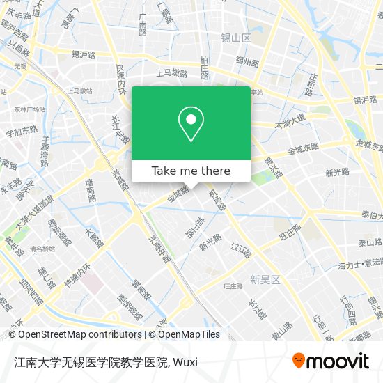 江南大学无锡医学院教学医院 map