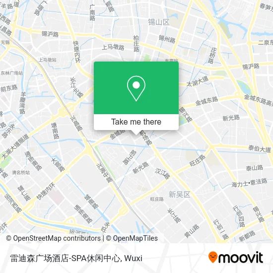 雷迪森广场酒店-SPA休闲中心 map