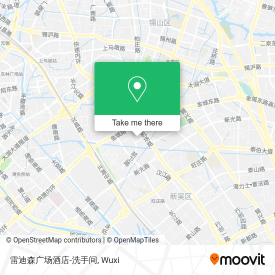 雷迪森广场酒店-洗手间 map