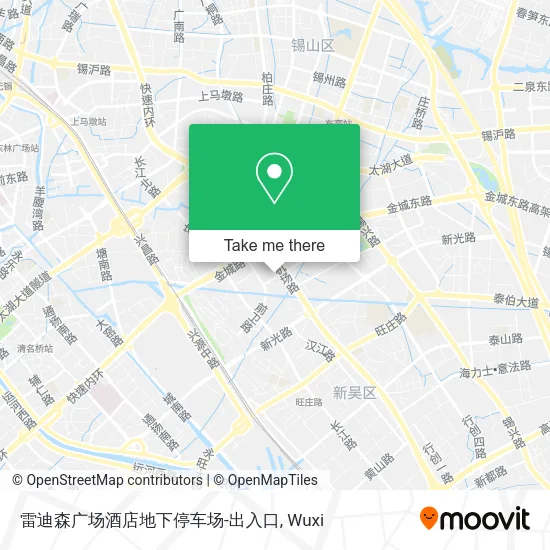 雷迪森广场酒店地下停车场-出入口 map