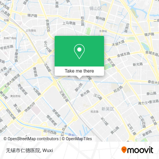 无锡市仁德医院 map