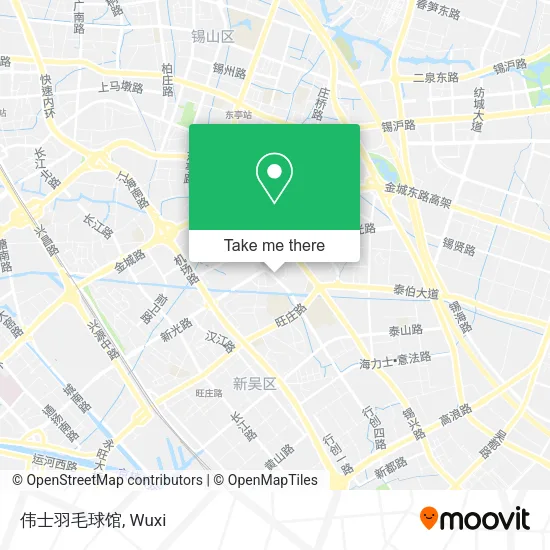 伟士羽毛球馆 map