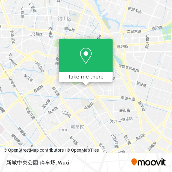 新城中央公园-停车场 map