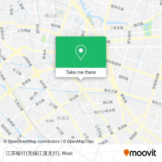 江苏银行(无锡江溪支行) map