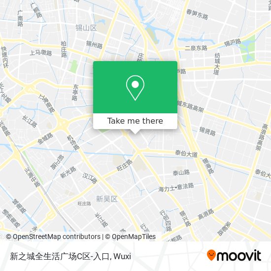 新之城全生活广场C区-入口 map