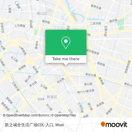 新之城全生活广场C区-入口 map