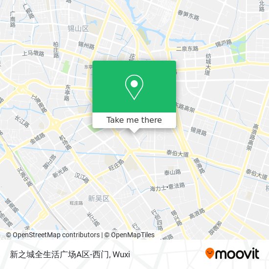 新之城全生活广场A区-西门 map