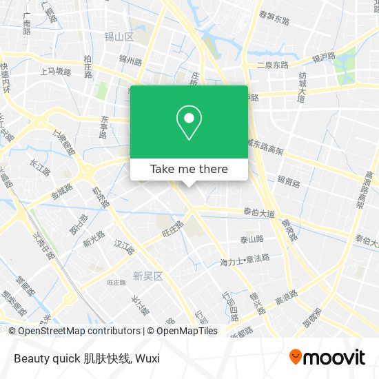 Beauty quick  肌肤快线 map
