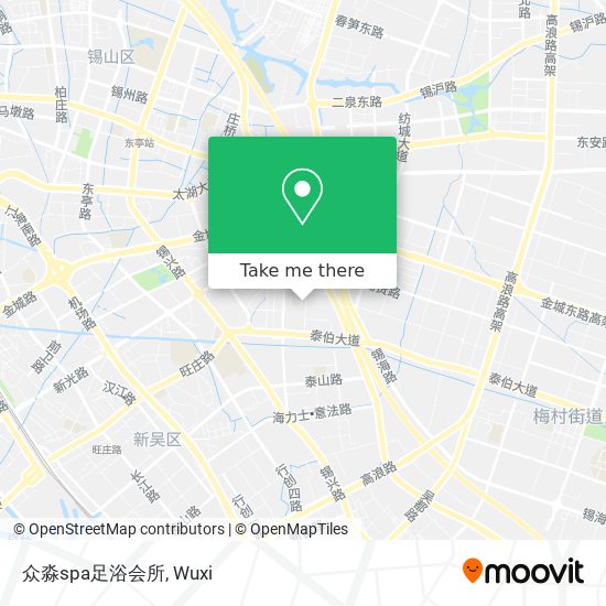 众淼spa足浴会所 map