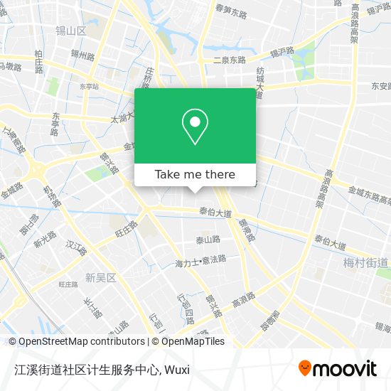 江溪街道社区计生服务中心 map