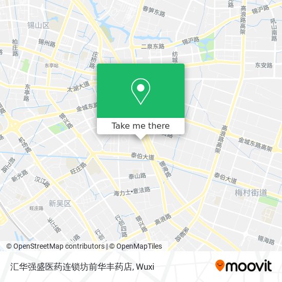 汇华强盛医药连锁坊前华丰药店 map