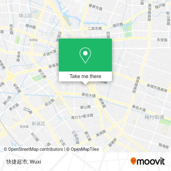 快捷超市 map