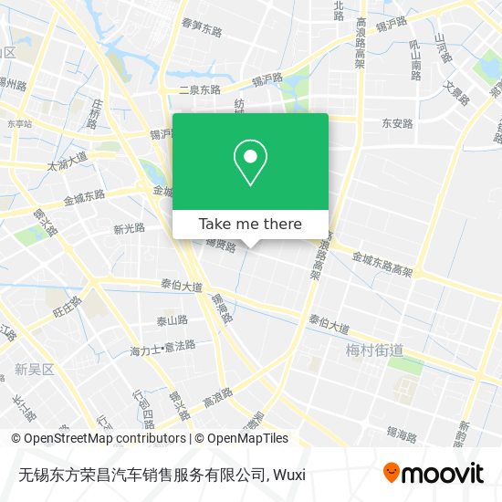 无锡东方荣昌汽车销售服务有限公司 map