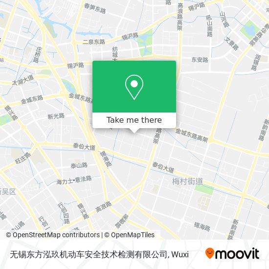 无锡东方泓玖机动车安全技术检测有限公司 map