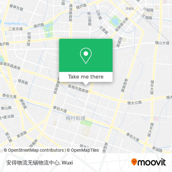 安得物流无锡物流中心 map