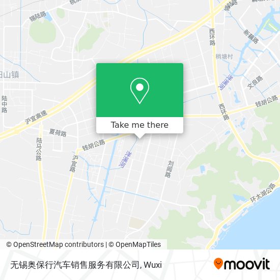无锡奥保行汽车销售服务有限公司 map