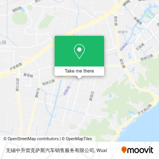 无锡中升雷克萨斯汽车销售服务有限公司 map