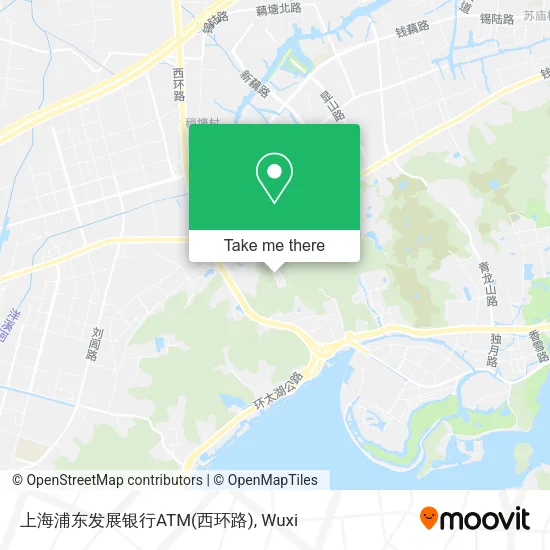 上海浦东发展银行ATM(西环路) map