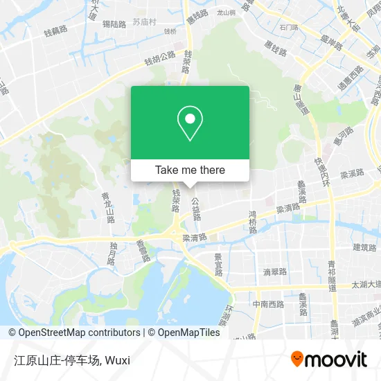 江原山庄-停车场 map