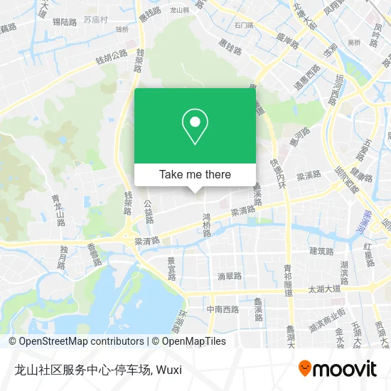 龙山社区服务中心-停车场 map
