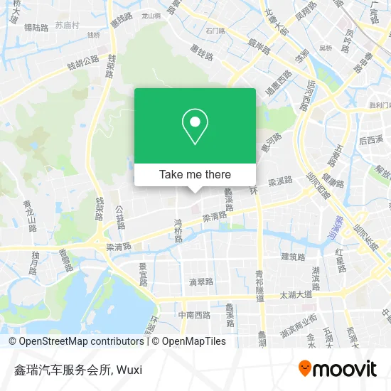 鑫瑞汽车服务会所 map