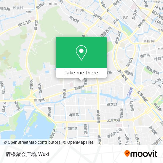 牌楼聚会广场 map