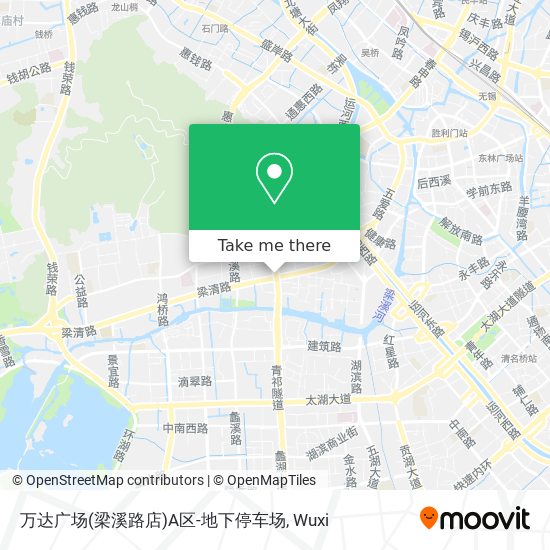 万达广场(梁溪路店)A区-地下停车场 map