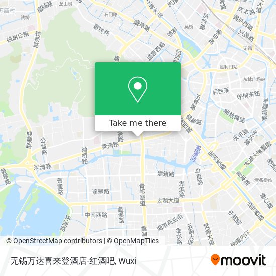 无锡万达喜来登酒店-红酒吧 map