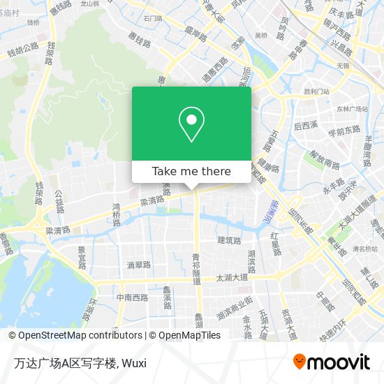万达广场A区写字楼 map