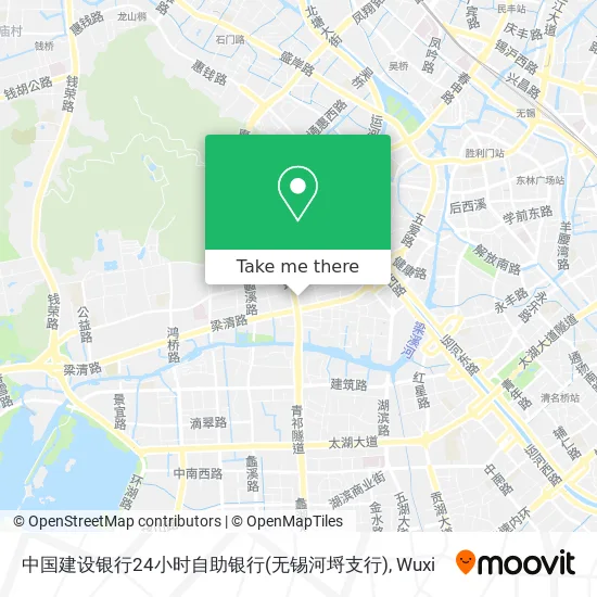 中国建设银行24小时自助银行(无锡河埒支行) map