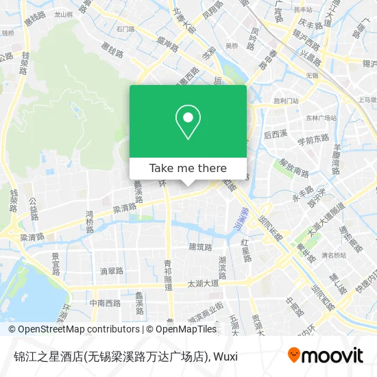 锦江之星酒店(无锡梁溪路万达广场店) map