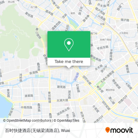 百时快捷酒店(无锡梁清路店) map
