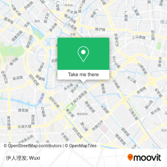 伊人理发 map