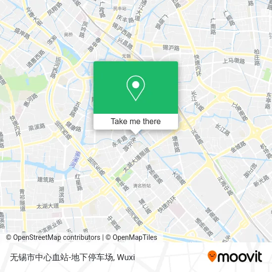 无锡市中心血站-地下停车场 map