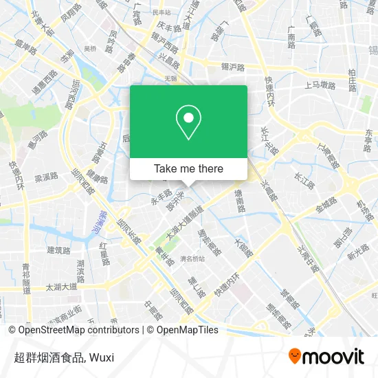 超群烟酒食品 map