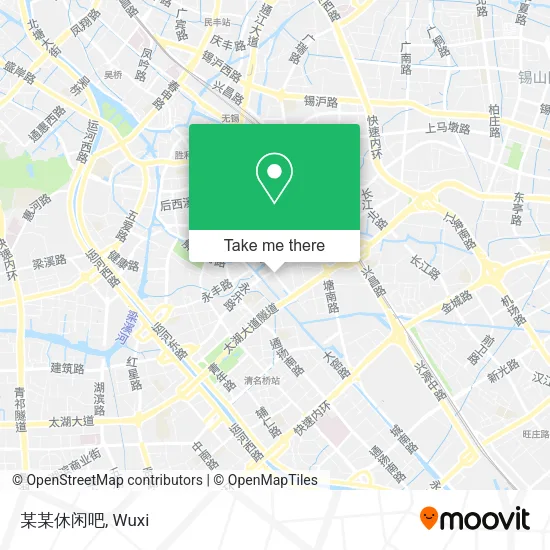 某某休闲吧 map